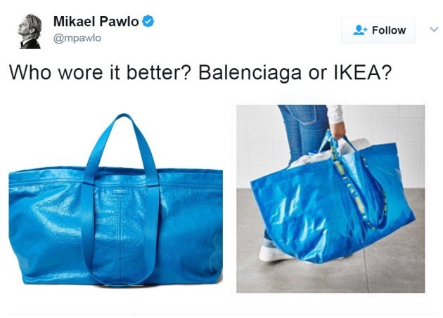 balenciaga bag like ikea